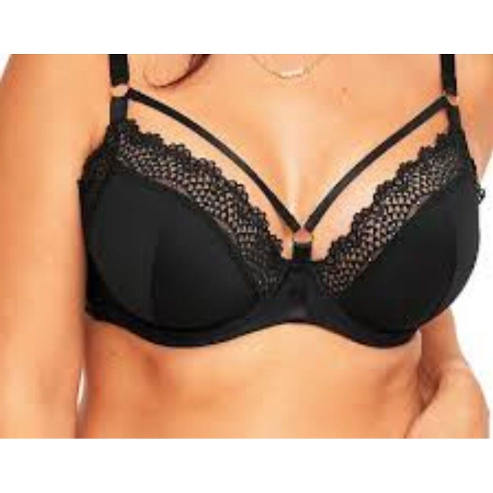 Adore Me Marca Plunge Bra Underwire Shaped Cups  Size 42DD NWT